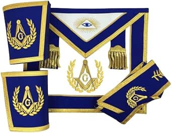 Bijoux Maçonniques Regalia Blue Lodge - Col Chromé Sur Laiton - Qualité Supérieure - 3 Pouces
