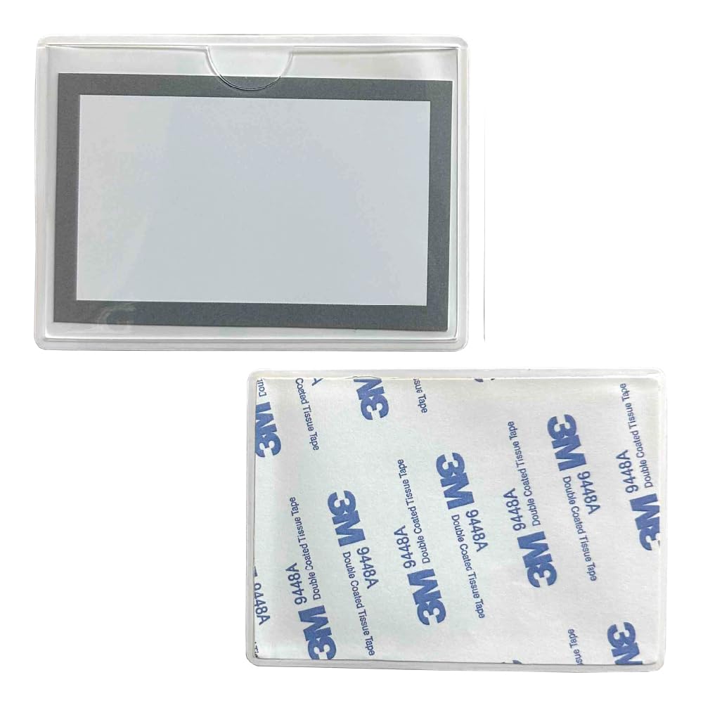 Amazon | Good-L 名札ケース【よこ型/20set】 両面テープ付 （ロッカー