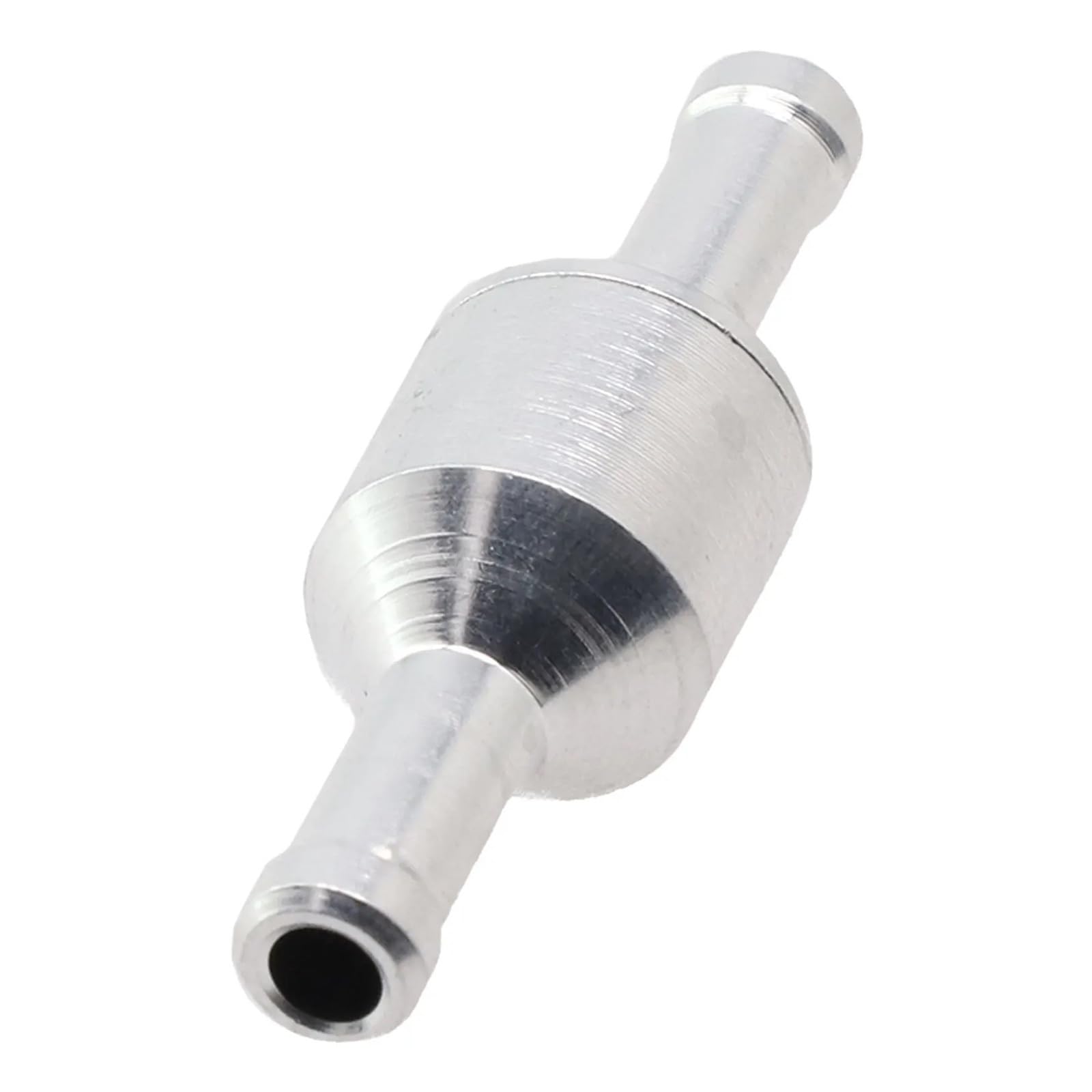 Clapet anti-retour 12mm en aluminium chromé pour tuyau de carburant