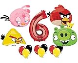 Mayflower The Ultimate Angry Birds 6th Birthday Party Supplies and Balloon Decorations
