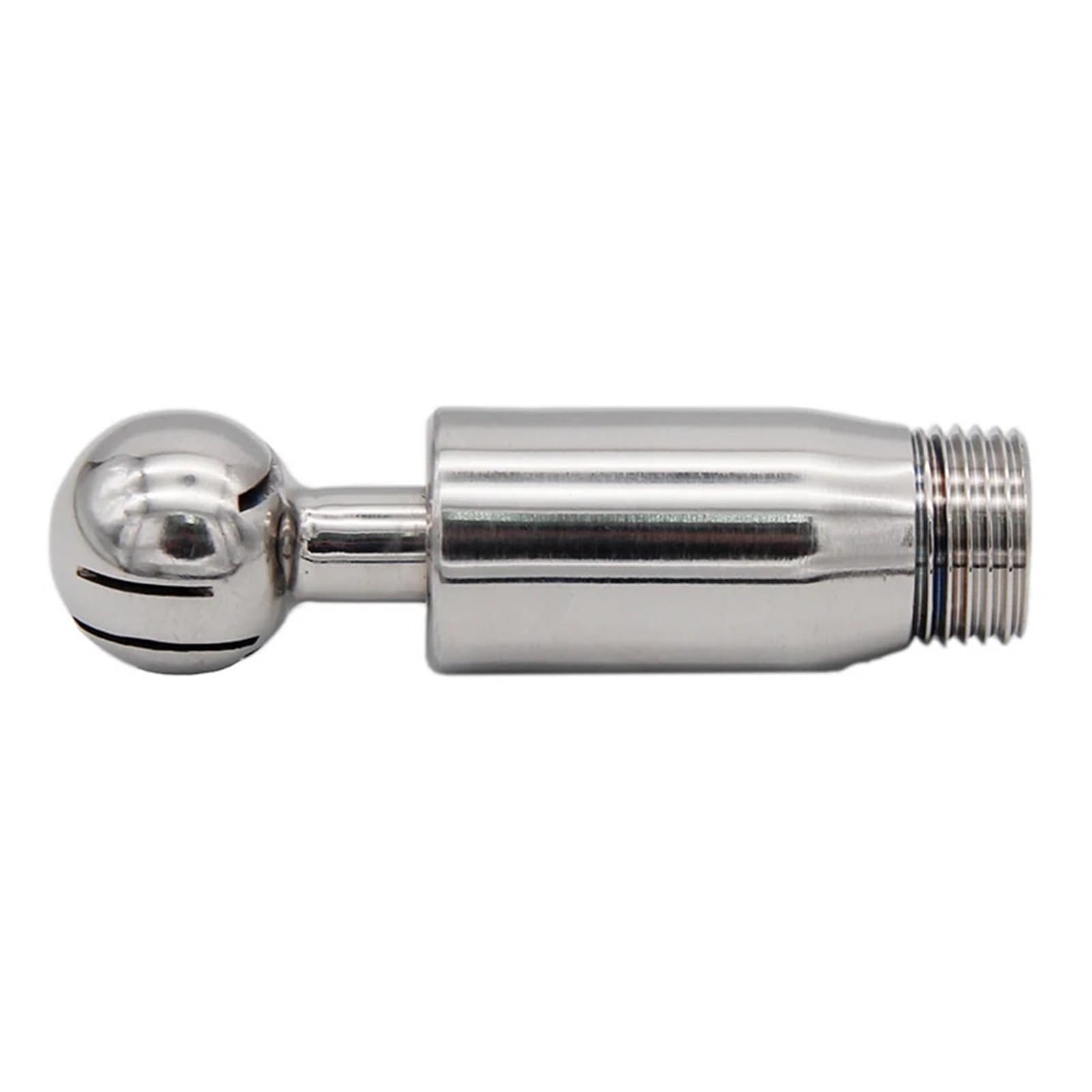 Stainless Rotary Spray Cleaning Ball 1/2" NPT Male Mini Spray Ball Rotating CIP Homebrew Beer Tank 304 Stainless Sanitary for Use in Cleaning Small and Medium Tanks