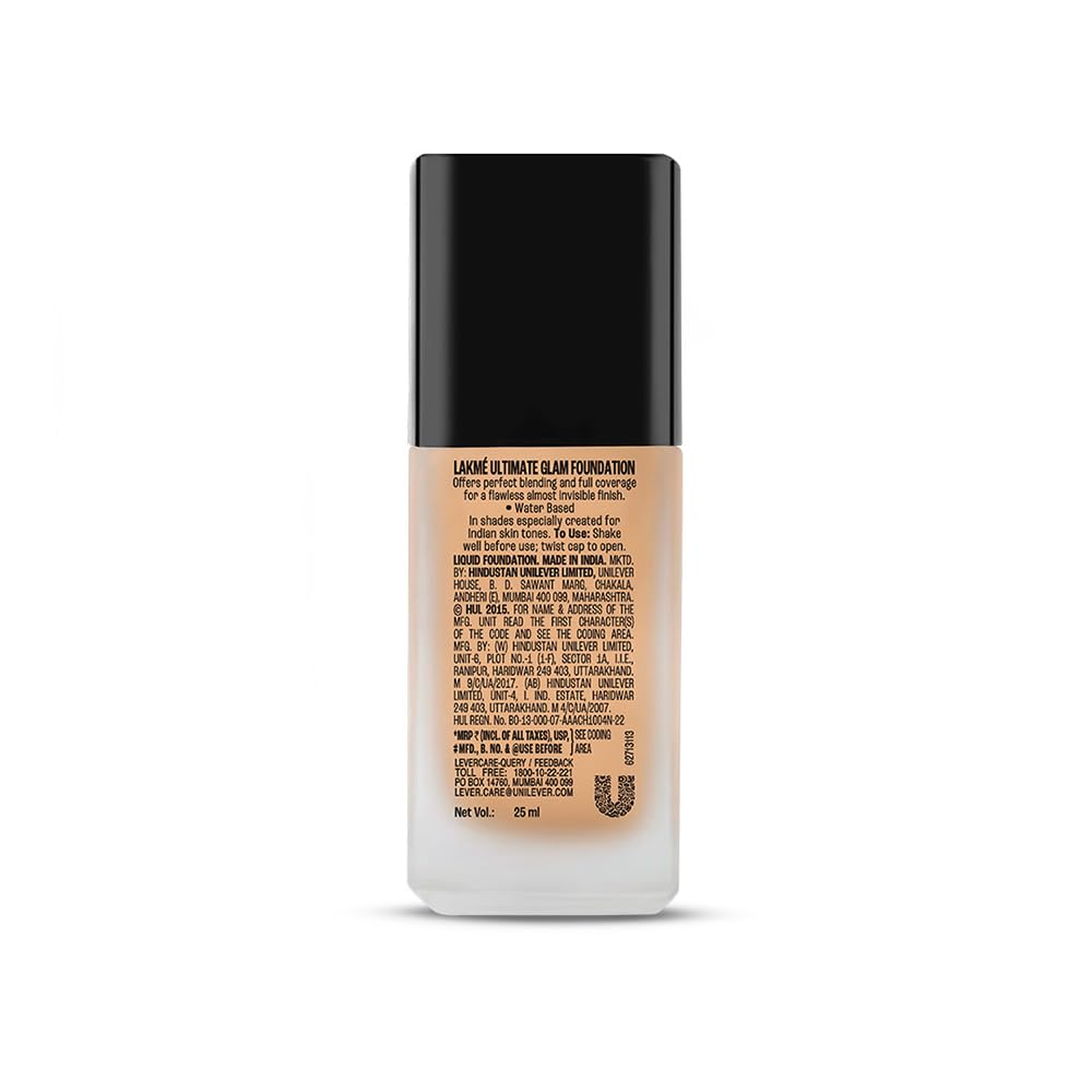 Lakme Ultimate Glam Foundation. Shade 05, 25 ml 4