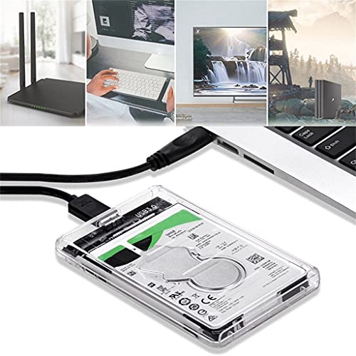 Caja para disco duro 2.5'' SATA 3 a USB 3.0 transparente miniatura 4