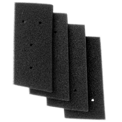 JYYWTSI Lot de 4 filtres de rechange en mousse pour sèche-linge Whirlpool HX 481010716911, lavables en mousse noire, 230 x 115 x 14 mm pour améliorer la...