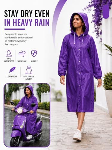 Image of Premium Kids Waterproof Raincoat | Full Coverage Hooded Rain Wear for Boys & Girls | Rainwear |