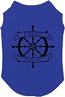 Vista 1 de First Mate - Camisa para perro (azul rey, L)
