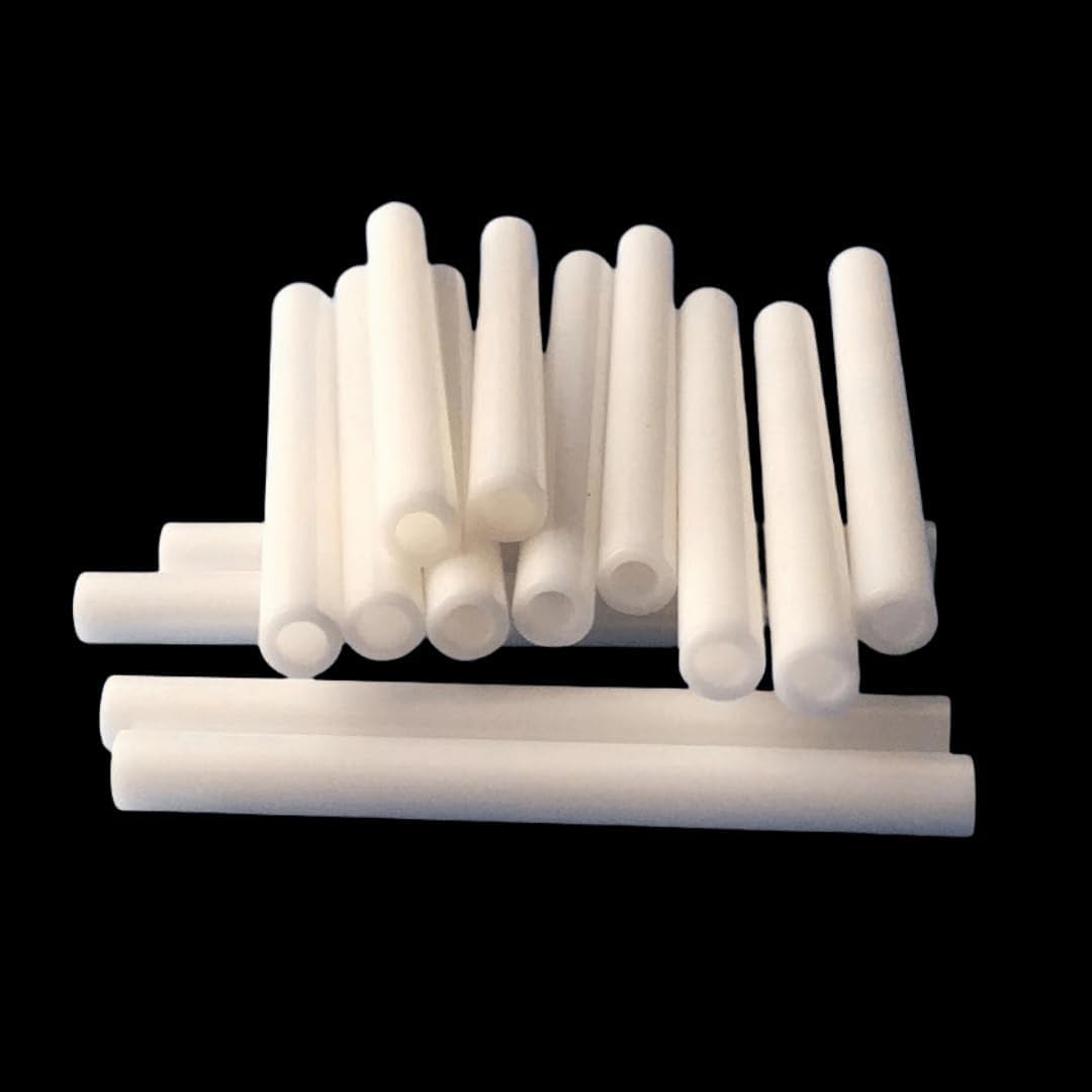 Sinm Outer Diameter X Inner Diameter X Length = 6 X 4 X 30Mm Zirconia Ceramic Tube, Zro2 Pipes, 10 Pieces, Small Zirconia Ceramic Tube Core, 0.2 X 0.2 X 1.2 Inches (6 X 4 X 30 Mm)