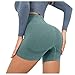 Produktbild MEITING Damen Slim Fit Hohe Taille Sportshort Skinny Kurzeshorts Fitness Jogging Yoga Hoher Taille Hose Laufshorts Training Gym Hip Lift Sport Radhose Blickdichte Trainingshose Yogahose Sportleggins