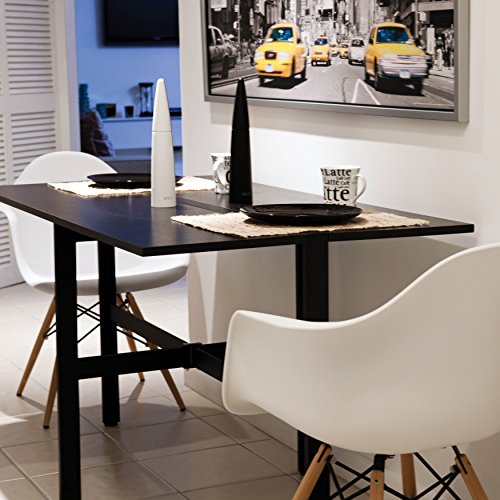 In The Mix Folding Dining Table, Espresso #TOP1