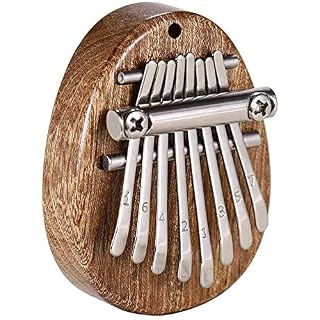 Pouce Piano 8 Touches Mini Kalimba, Cadeau Instrument de Musique Marimba Portable, Doigt en Bois Mbira avec Lanière… - Les Beatles, Paul McCartney, John Lennon, RIngo Starr, George Harrison Pouce Piano 8 Touches Mini Kalimba, Cadeau Instrument de Musique Marimba Portable, Doigt en Bois Mbira avec Lanière… – Image 2
