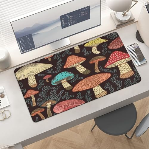 Mushroom Desk Pad con Base Antideslizante de Goma miniatura 6
