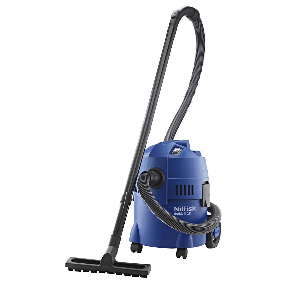 Nilfisk Buddy II 12L Aspirateur Eau et Poussière pour la Maison, Jardin et Voiture - Utilisation Intérieure et Extérieure (1200 W)