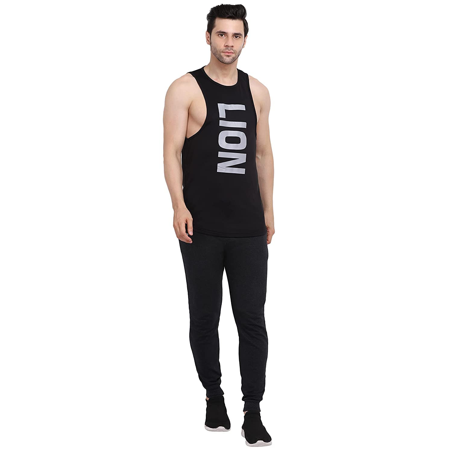 Designer Gym Stringer Vest, Gym Vest, Racer Y Back, Sports Tank Tops, Sando for Men Sleeveless Gym Vest for Men (Pack of 1) 01-picture-53