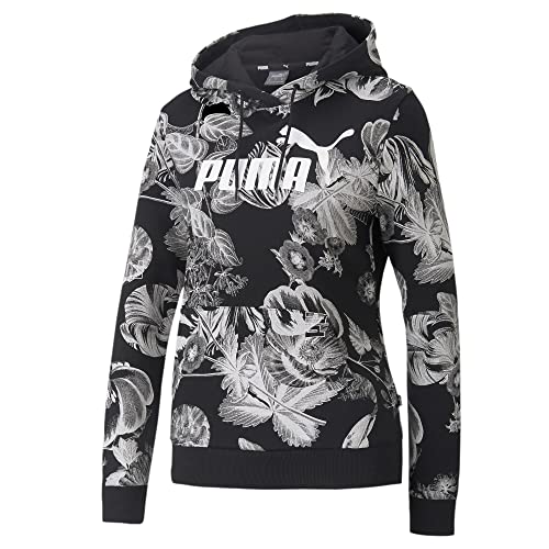 PUMA PUMA Essentials+ Frozen Flower All Over Print Hoodie Puma Black SM