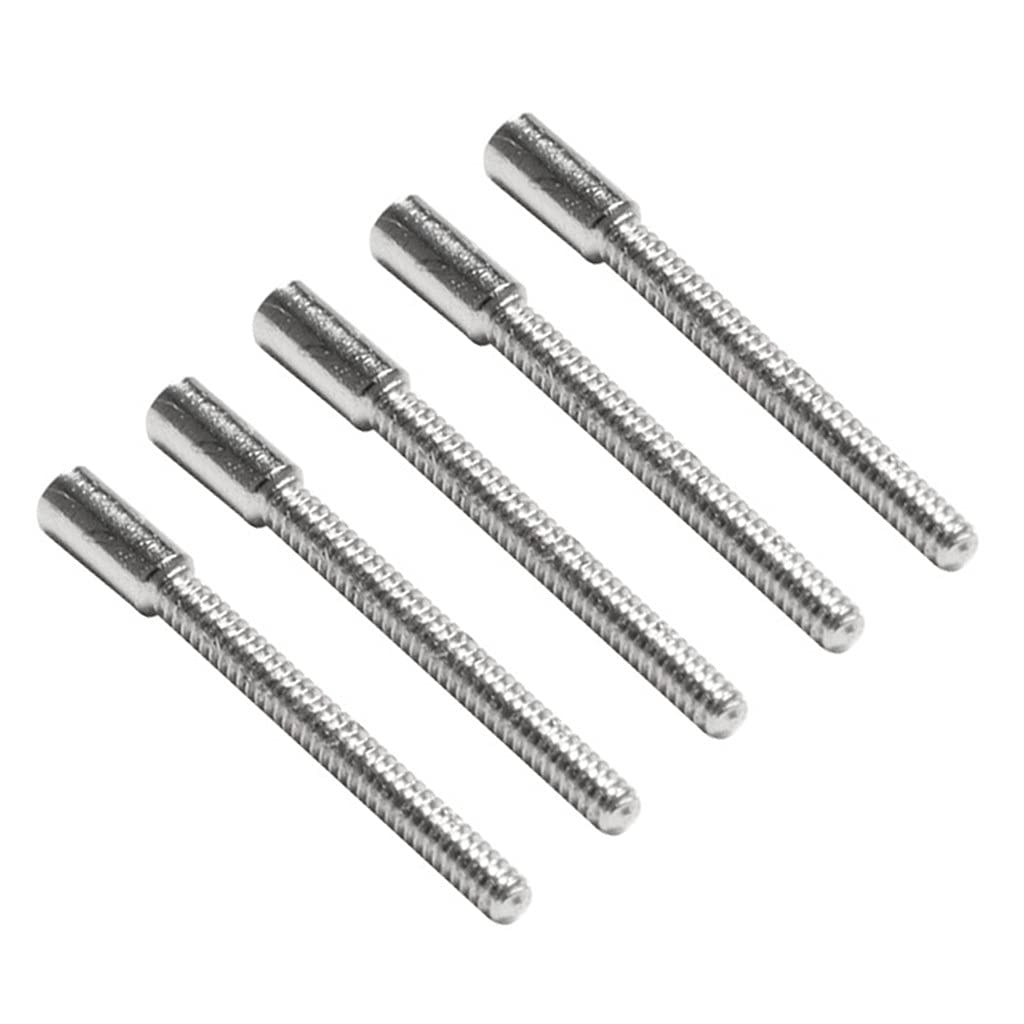 100 Stück 0,9 mm Edelstahl-Verlängerung für Aufzugswelle, Keine Verlängerung für Wellen zur Reparatur von Uhren