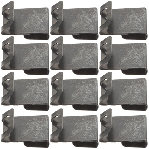WHAMVOX Soportes para Colgar Cuadros 200 Piezas Clips de Hierro Negro Resistentes Corrosión para Marcos de Fotos Reutilizables y Colgadores de Cuadros Decorativos para Hogar y Estudio