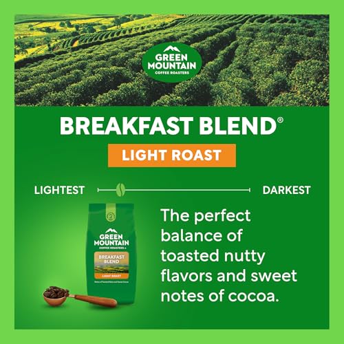 Green Mountain Coffee Roasters Breakfast Blend, Whole Bean Coffee, Bagged 18 oz - image 7