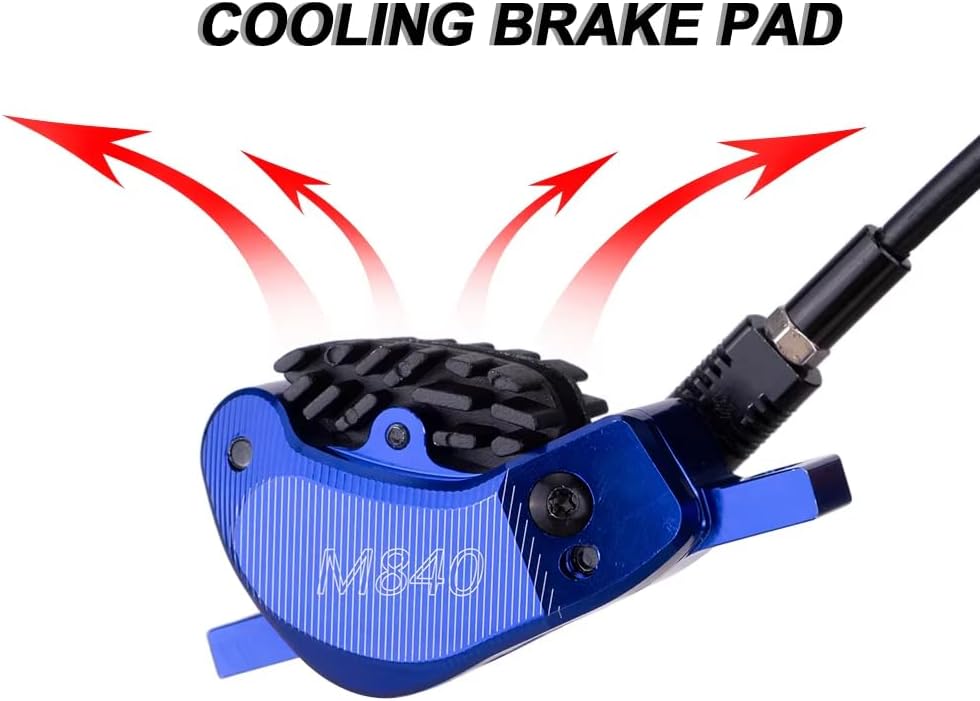 ZTTO Resin/Ceramic/Full Metallic Bike Brake Pads with Cooling Fin, 1/2/4 Pairs Bike Pads, Compatible with M9000 M9020 M985 M8100 M785 M8000 G03A G04S J04C J03A