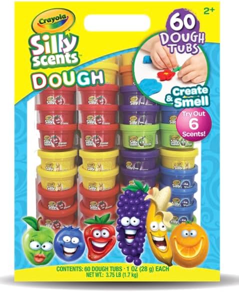 Miniatura 2 de Crayola Silly Scents Masa de 60 unidades x 1 onza, regalos de Navidad y recuerdos de fiesta, juguetes para niños para bolsas de recuerdos de fiesta,