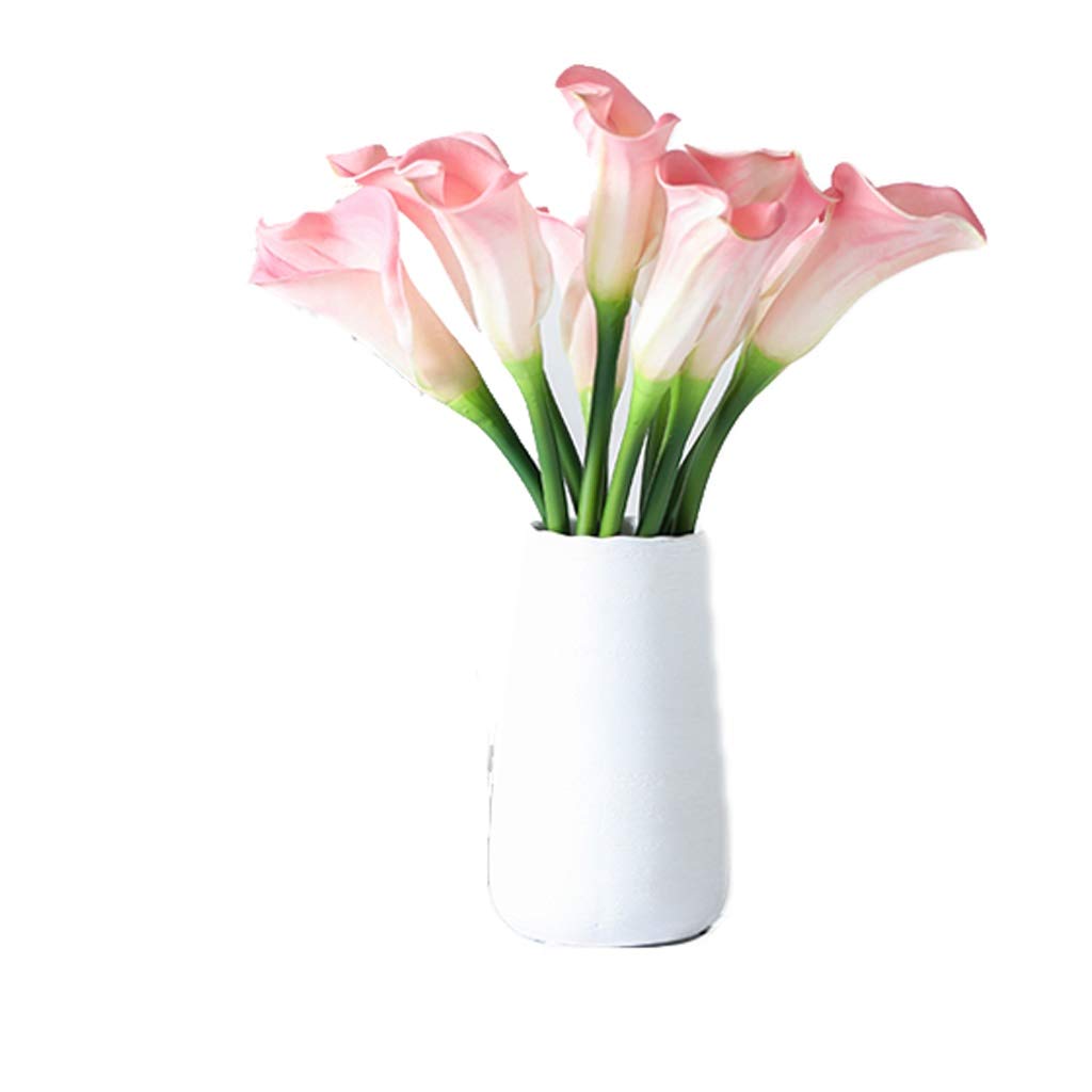 Calla lily grande simulation la solution florale sans entretien bouquet rose vase
