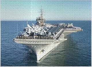 Multicolor Jigsaw Puzzle 1000 Piece Aircraft Carrier USS Constellation (CV 64) Pulls Into Perth, Australia