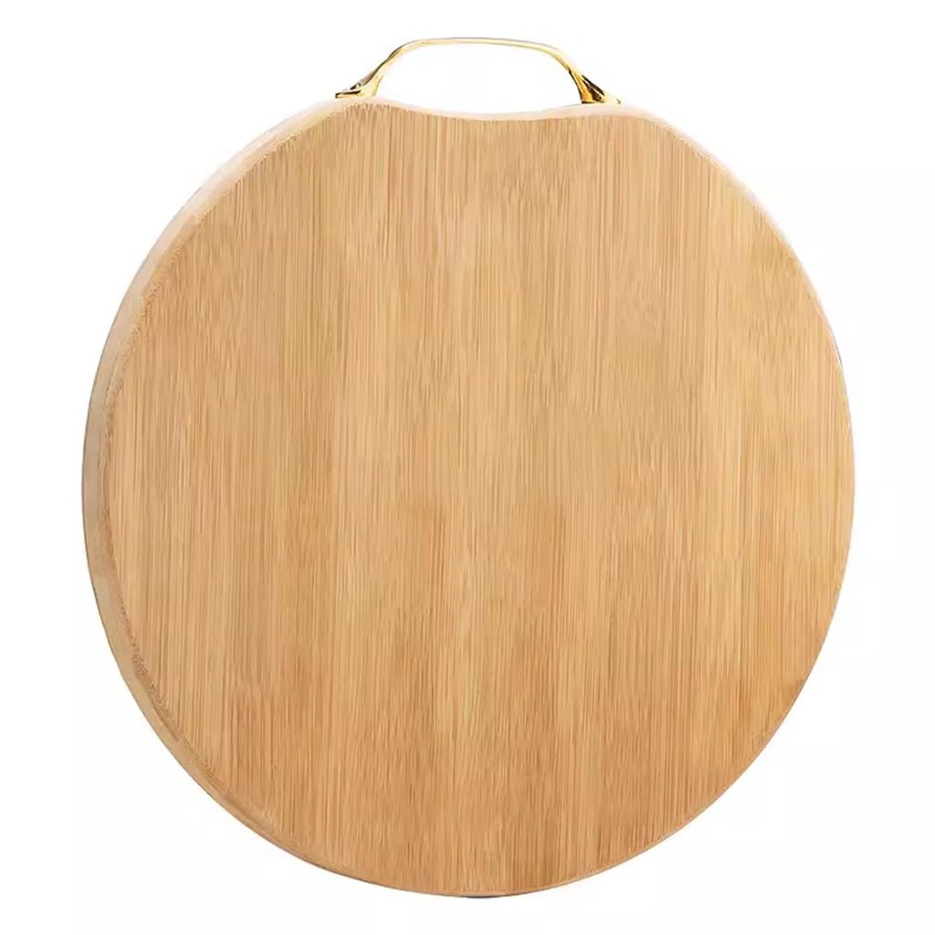 Planche à découper en bois massif anti-dérapante de 34cm pour couper sans effort