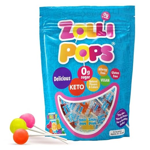 Zollipops Clean Teeth Pops, Anti Cavity Lollipops, Variety Pack, 25 Count by Zollipops
