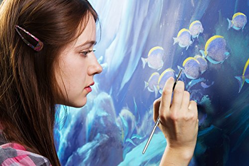 Ait Art Select Round Detail Paint Brushes, Size 3/0, Pack Of 3, Pure Russian Red Sable, Handmade In Germany For Crafting Exquisite Details Using Oil, Acrylic, Or Watercolors #TOP2