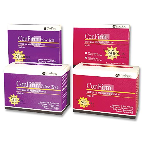 confirm biological monitoring pre-paid 3 strip test 6