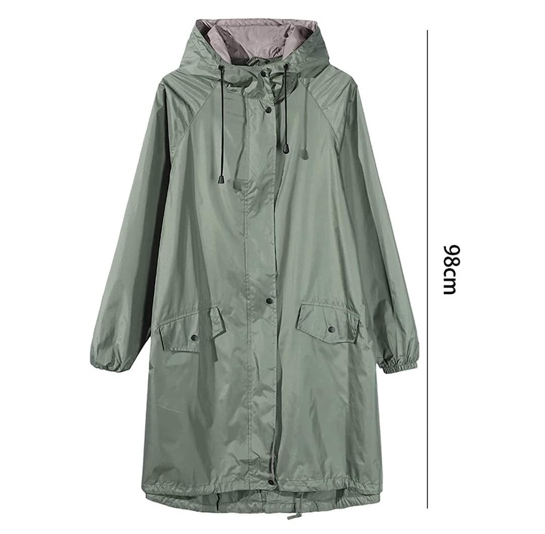 Chubasquero Chubasquero para Mujer, Impermeable Ligero, Poncho, Impermeable para Hombre, Capa Impermeable para Adultos A Prueba De Viento Ponchos De Lluvia Impermeables(Purple)