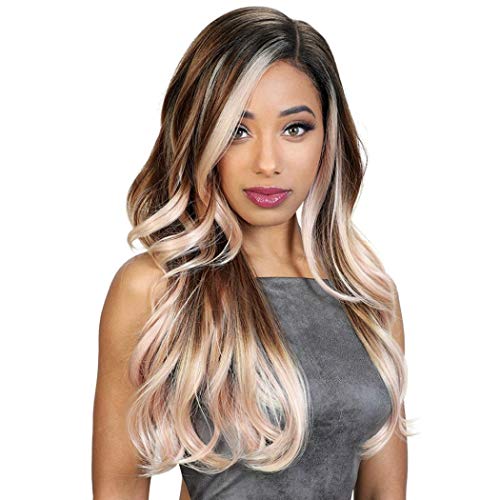 Zury Sis The Dream Synthetic Hair Free Shift 5 Inch Deep Part Wig - Dr Free H Peta (3Tf Pink) #TOP17