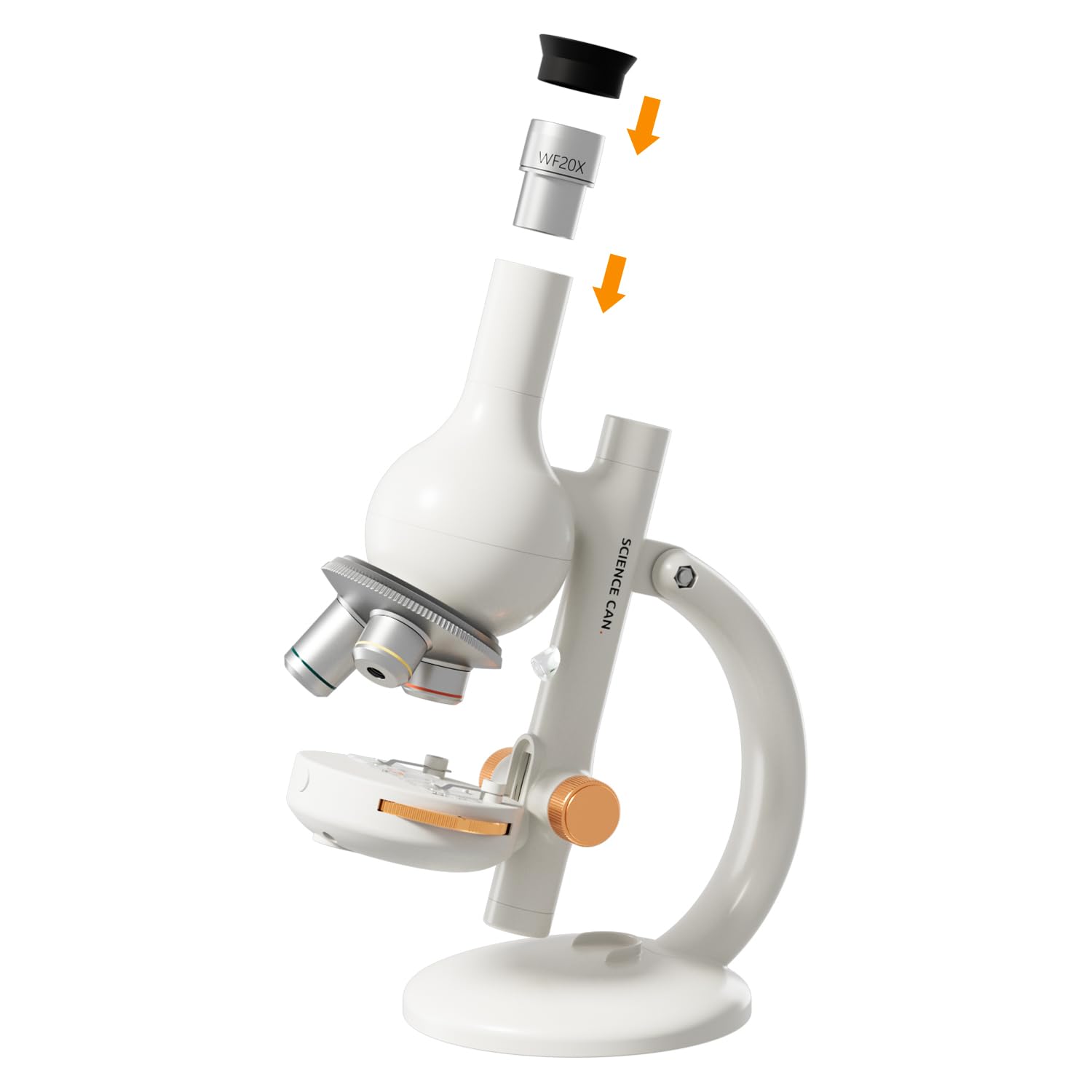 ScienceCan 1601162023de0001 zestaw laboratoryjny z mikroskopem i bogatym wyposażeniem laboratoryjnym, 1601162023de0001