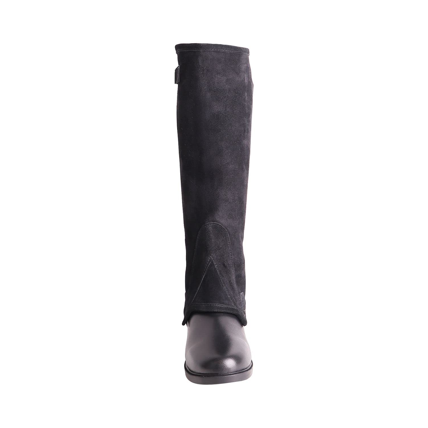 AK Jupiter Chaps d'équitation en Daim véritable Horse Riding Half Chaps AKRS-2154