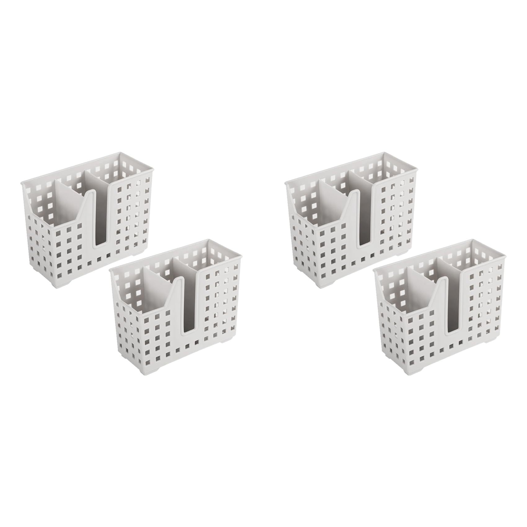 Hndhbfgrt 4 Pack Dishwasher Basket for Straw and Chopstick Dishwasher Utensil Basket Dishwasher Drainer Basket for Washing Drying
