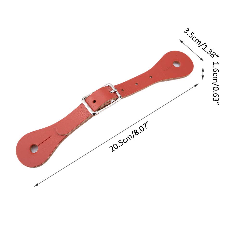 Par de correas ecuestres de piel auténtica, accesorios de equitación para deportes ecuestres