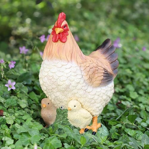 Statue de poulet artisanal pour retrouver l'esprit d'une ferme d'antan - 5