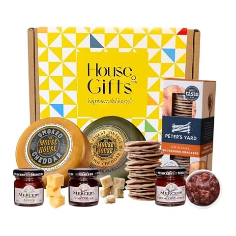 Cheese Hamper Gift Set with Crackers Cover