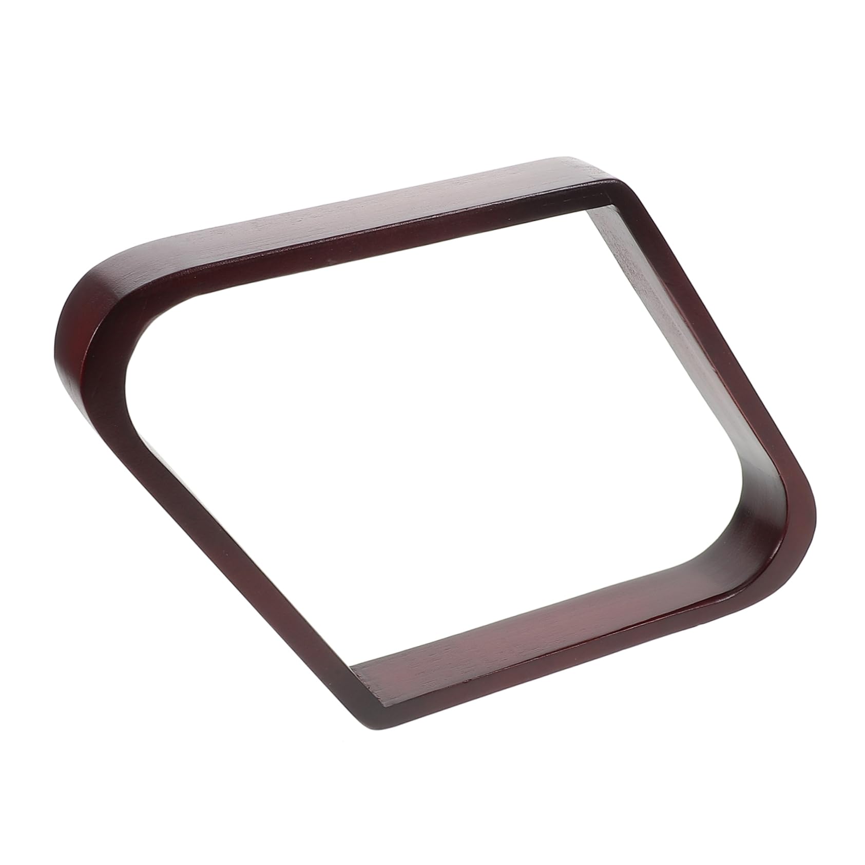 POPETPOP Durable Wooden Triangle Pool Table Rack Billiard Balls Holder Wood Billiard Rack Pool Ball Table Accessories Standard Size 9 Holders