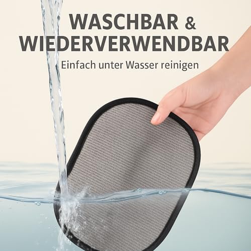 CORTES PETS Tierhaarentferner Handschuh 2 Stück – Katzenhaarentferner - Fell Magnet Handschuh für Hunde und Katzen – Hundehaare entfernen von Sofa, Teppich & Kleidung – Pet Hair Remover Glove