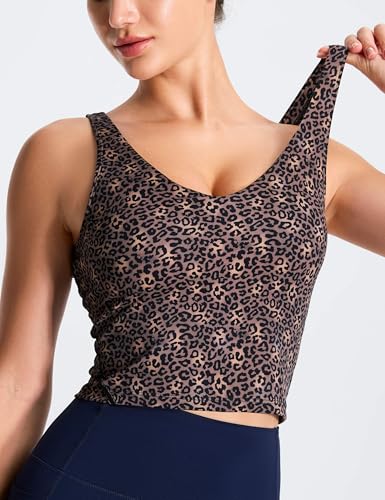 Image of THE GYM PEOPLE Womens' Sports Bra Longline Wirefree Padded with Medium Support
