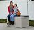 LIFETIME 60186 Heavy-Duty Outdoor Storage Deck Box, 116 Gallon, Desert Sand/Brown