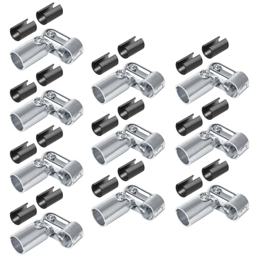 Fanmao 10 Sets Adjustable Angle Pipe Clamp Connector for 3/4\" EMT, Also Fits 1/2\" EMT with Adapter Shims - Thumbnail 4