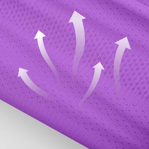Image of MathCat Seamless Workout Tops for Women Short Sleeve Yoga Running Shirts,Breathable Athletic Compression Shirt Women XS-XL