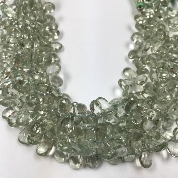 Améthyste verte poire LKBEADS pour remplacer les perles ternes de vos bijoux