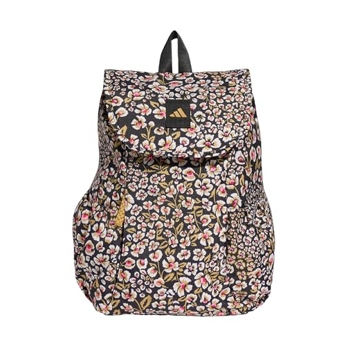 Mochila Adidas Feminina Farm Rio Estampada 18 Litros Preta