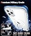 FNTCASE for iPhone 11 Pro-Max Case: Clear Magnetic Phone Cases Compatible with Magsafe Slim Anti Yellowing Military Grade Drop Protection Rugged Protective Transparent Cell Phone Cover (A-Clear)