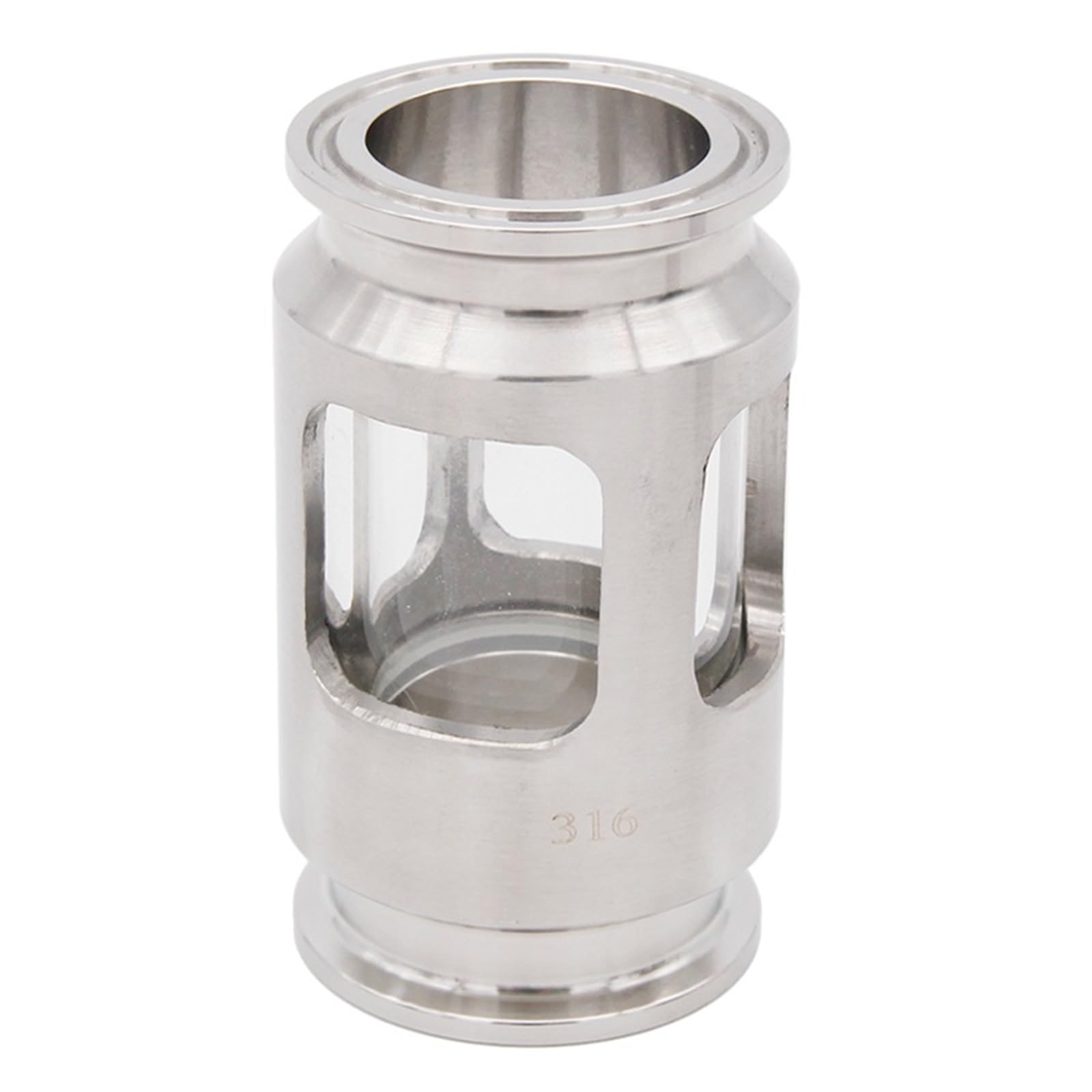 1.5" TC Compact Sight Glass 50.5mm 1.35" ID 3.5" OAL Stainless Steel 316/304 Sanitary Sight Glass Tri Clover Type Homebrew Hardware