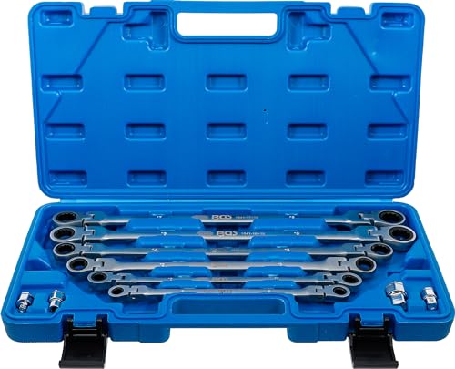 BGS 1541 | Doppel-Ratschen-Gelenkschlüssel-Satz | SW 8 - 19 mm | 10-tlg.
