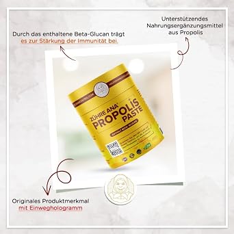 Zühre Ana Propolis Macunu - Beta Glukan Ve Ginseng Katkılı Hologramlı Ürün 240 g