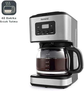 Homend Coffebreak 5046h Otomatik Zaman Ayarlı XL 12 Fincan Filtre Kahve Makinesi
